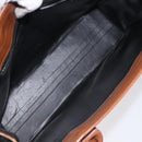 CELINE C Sulky Hand Bag Canvas Black Brown Auth bs27081-11