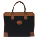 CELINE C Sulky Hand Bag Canvas Black Brown Auth bs27081-13