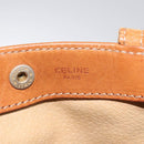 CELINE Macadam Canvas Tote Bag PVC Leather Brown Gold Auth bs27082-10