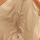 CELINE Macadam Canvas Tote Bag PVC Leather Brown Gold Auth bs27082-18