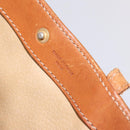 CELINE Macadam Canvas Tote Bag PVC Leather Brown Gold Auth bs27082-12