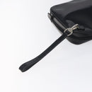 GUCCI Soho Clutch Bag Enamel Black Silver Auth bs27084-8