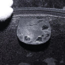 GUCCI Soho Clutch Bag Enamel Black Silver Auth bs27084-10