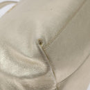 Salvatore Ferragamo Hand Bag Leather Champagne Gold Gold Auth bs27089-14