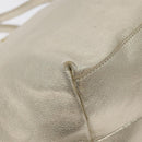 Salvatore Ferragamo Hand Bag Leather Champagne Gold Gold Auth bs27089-16