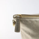 Salvatore Ferragamo Hand Bag Leather Champagne Gold Gold Auth bs27089-10