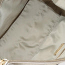 Salvatore Ferragamo Hand Bag Leather Champagne Gold Gold Auth bs27089-11
