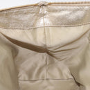 Salvatore Ferragamo Hand Bag Leather Champagne Gold Gold Auth bs27089-19