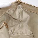Salvatore Ferragamo Hand Bag Leather Champagne Gold Gold Auth bs27089-20