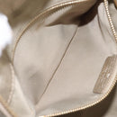 Salvatore Ferragamo Hand Bag Leather Champagne Gold Gold Auth bs27089-21