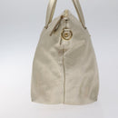 Salvatore Ferragamo Hand Bag Leather Champagne Gold Gold Auth bs27089-3