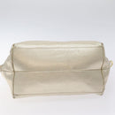 Salvatore Ferragamo Hand Bag Leather Champagne Gold Gold Auth bs27089-5