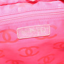 CHANEL Tote Bag Tweed Black Silver CC Auth bs27090-17