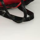 CHANEL Tote Bag Tweed Black Silver CC Auth bs27090-7