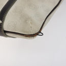 LOEWE Anagram Tote Bag PVC White Silver Auth bs27096-15