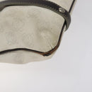 LOEWE Anagram Tote Bag PVC White Silver Auth bs27096-16