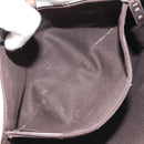 LOEWE Anagram Tote Bag PVC White Silver Auth bs27096-19