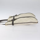 LOEWE Anagram Tote Bag PVC White Silver Auth bs27096-4