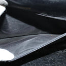 LOEWE Anagram Shoulder Bag Leather Black Gold Auth bs27097-21