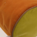 HERMES POSITION MIMILL Backpack Canvas Orange Silver Auth bs27100-15