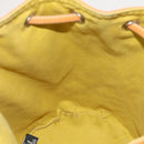 HERMES POSITION MIMILL Backpack Canvas Orange Silver Auth bs27100-11