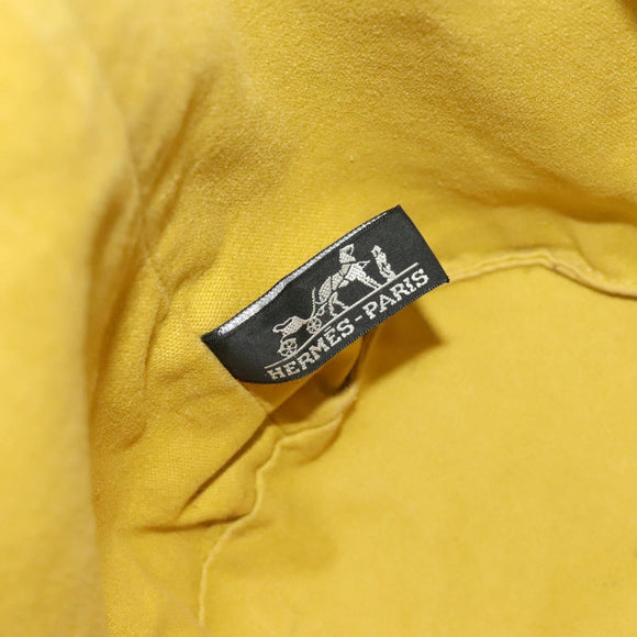 HERMES POSITION MIMILL Backpack Canvas Orange Silver Auth bs27100