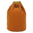 HERMES POSITION MIMILL Backpack Canvas Orange Silver Auth bs27100-13