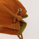 HERMES POSITION MIMILL Backpack Canvas Orange Silver Auth bs27100-6