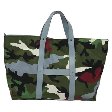 VALENTINO Camouflage Tote Bag Nylon Green Auth bs27104 - 0
