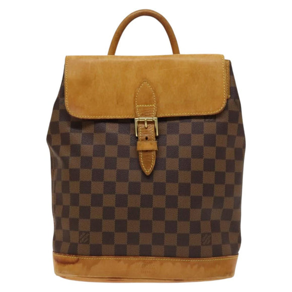 LOUIS VUITTON Damier Ebene Arlucan Backpack N99038 LV Auth bs27115