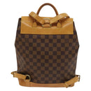 LOUIS VUITTON Damier Ebene Arlucan Backpack N99038 LV Auth bs27115-2