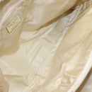 PRADA Hand Bag Nylon Beige Auth bs27127-10