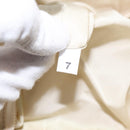 PRADA Hand Bag Nylon Beige Auth bs27127-12