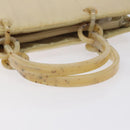 PRADA Hand Bag Nylon Beige Auth bs27127-7