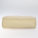 PRADA Hand Bag Nylon Beige Auth bs27127-5