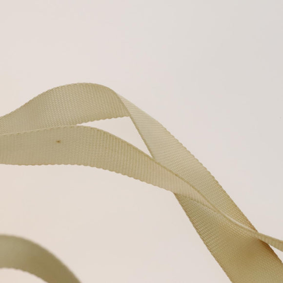 PRADA Backpack Nylon Beige Silver Auth bs27129