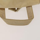 PRADA Backpack Nylon Beige Silver Auth bs27129-7