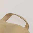 PRADA Backpack Nylon Beige Silver Auth bs27129-14