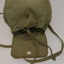 PRADA Backpack Nylon Beige Silver Auth bs27131-9