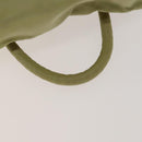 PRADA Backpack Nylon Beige Silver Auth bs27131-7