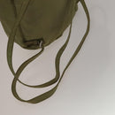 PRADA Backpack Nylon Beige Silver Auth bs27131-8