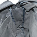 BURBERRY Black Label Business Bag Canvas Leather Black Silver Auth bs27132-19