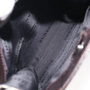 BURBERRY Nova Check Shoulder Bag Canvas Beige Silver Auth bs27133-11