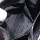 BURBERRY Nova Check Shoulder Bag Canvas Beige Silver Auth bs27133-19