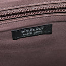 BURBERRY Blue Label Tote Bag Canvas 2way Beige Silver Auth bs27138-10