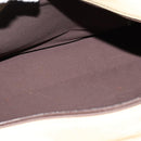 BURBERRY Blue Label Tote Bag Canvas 2way Beige Silver Auth bs27138-11