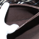 BURBERRY Blue Label Tote Bag Canvas 2way Beige Silver Auth bs27138-12