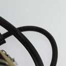 BURBERRY Blue Label Tote Bag Canvas 2way Beige Silver Auth bs27138-8