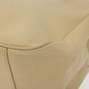 BURBERRY Blue Label Tote Bag Canvas Beige Silver Auth bs27139-15