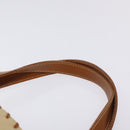 BURBERRY Blue Label Tote Bag Canvas Beige Silver Auth bs27139-8